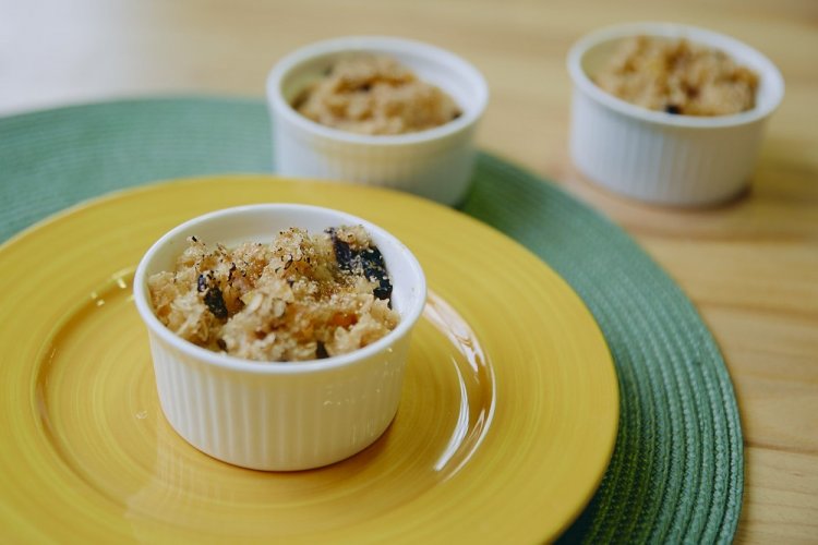 Овсяный пудинг с черносливом