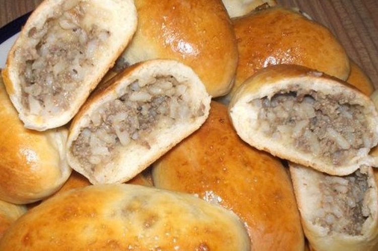 Начинка с печенью и рисом для пирожков