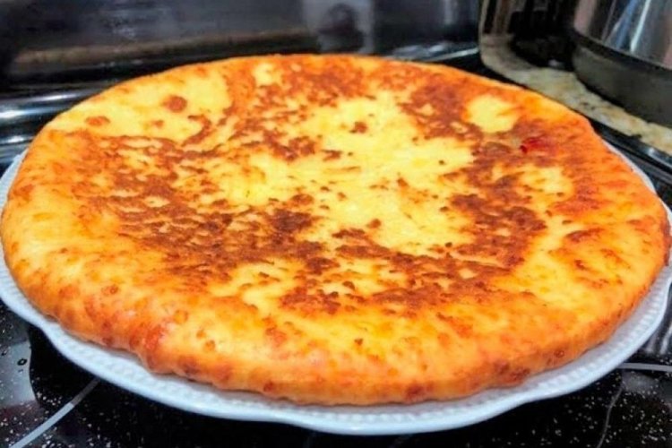 Творожный пирог на сковороде