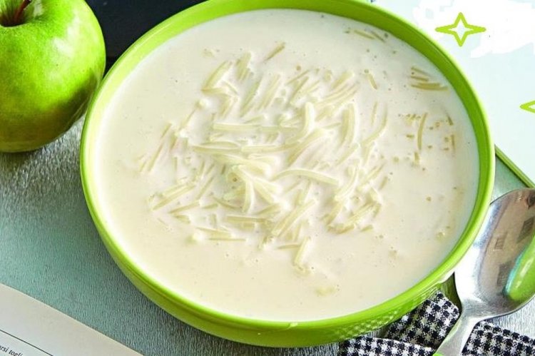 Молочный суп с вермишелью