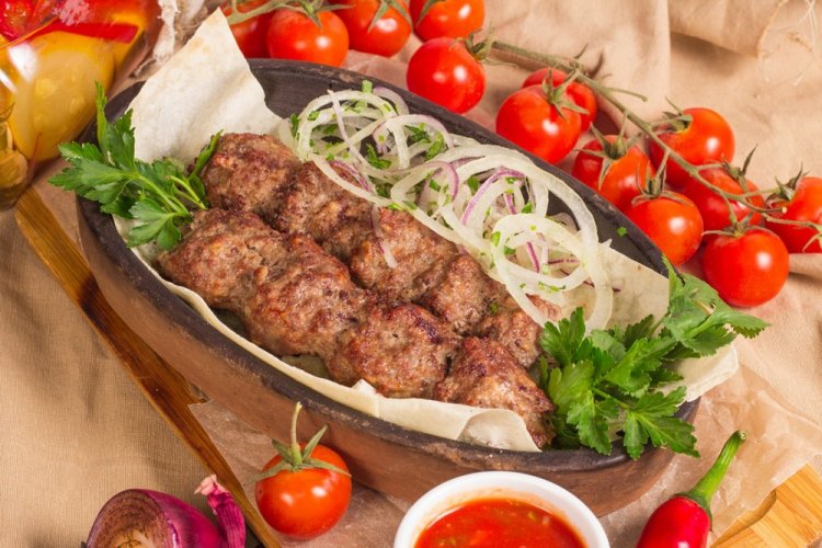 Люля-кебаб на даче