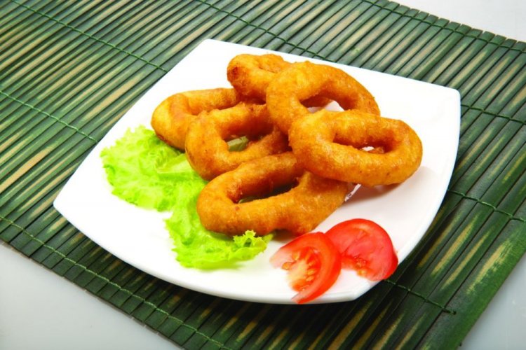 Кальмары в пивном кляре