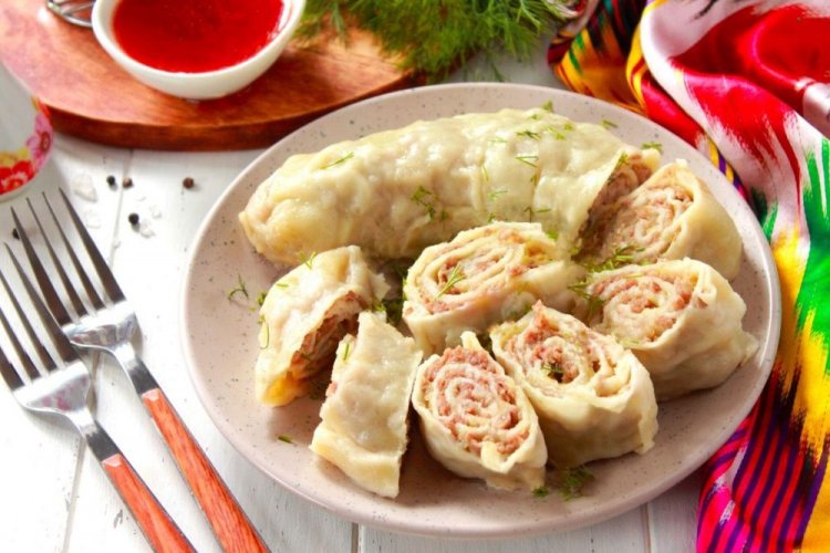 Ленивые пельмени из лаваша