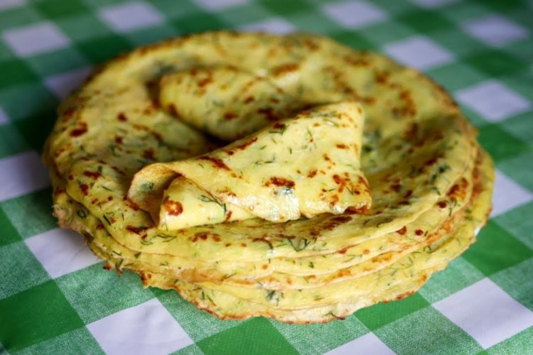 Кабачковые блины на кокосовом молоке