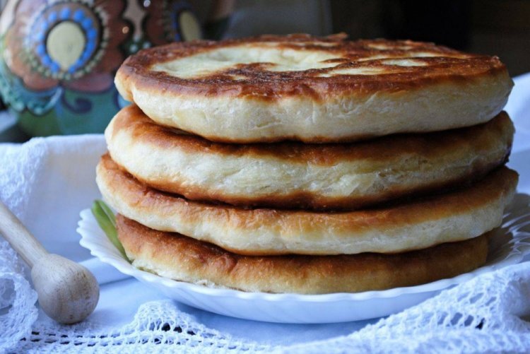 Лепешки на воде с майонезом