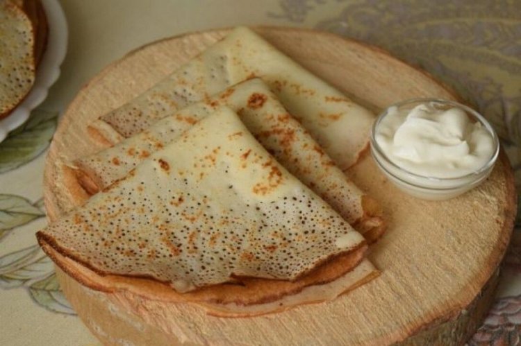 Блины из рисовой муки на воде