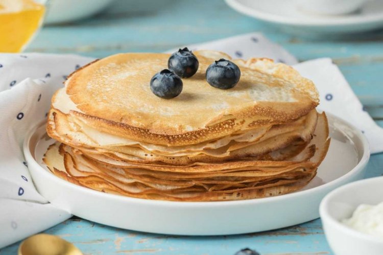 Блины из рисовой муки на молоке