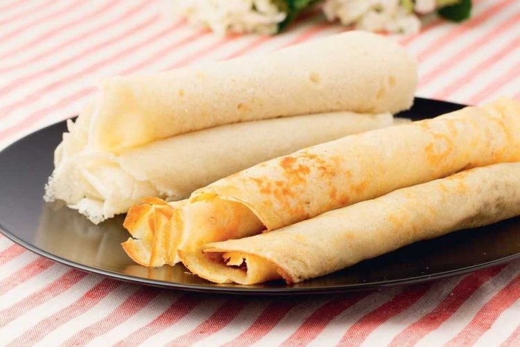 Блины из рисовой муки на кефире