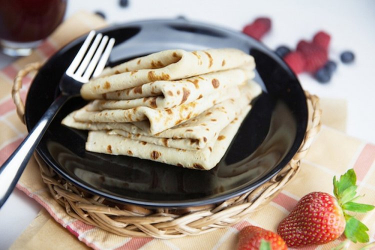 Блины из рисовой муки на кокосовом молоке