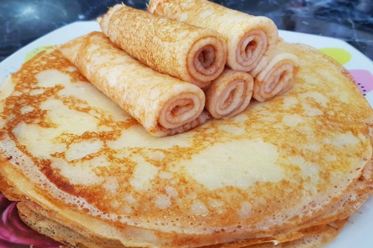 Блины из рисовой муки с творогом