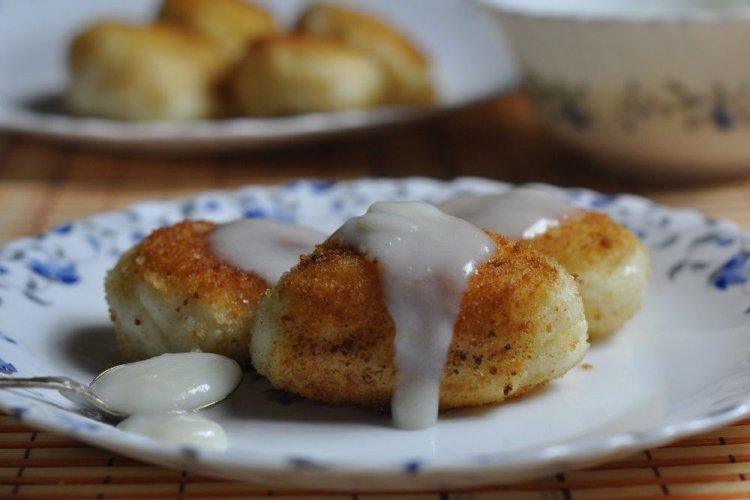 Манные биточки с лимоном