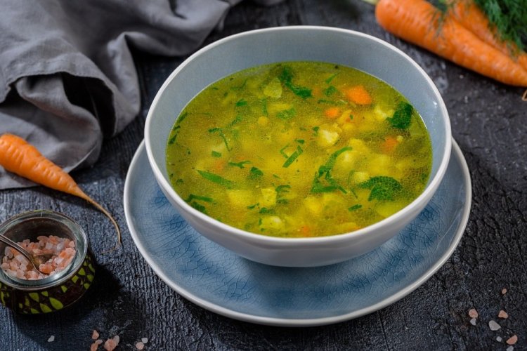 Суп из кабачков и капусты