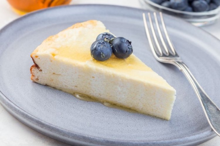 Творожная ПП запеканка с рисовой мукой