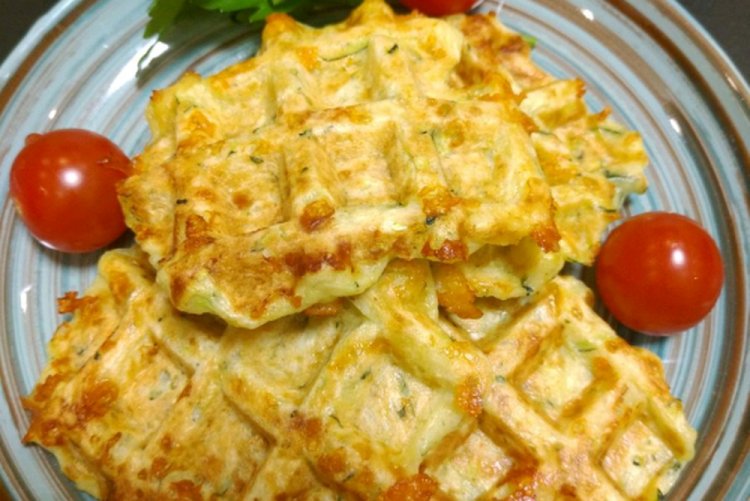 Вафли из кабачков в духовке
