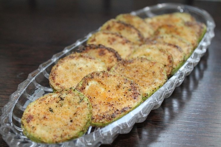 Кабачки в панировке из манки