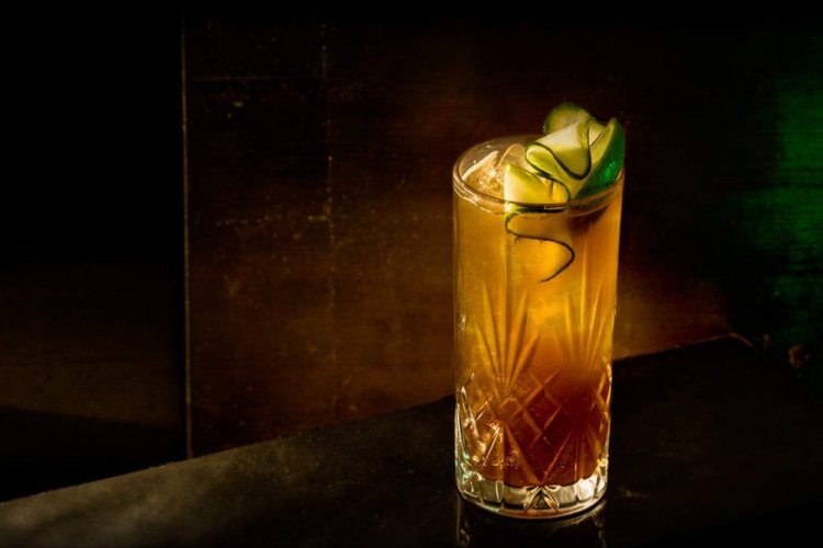 Огуречный коктейль с Егермейстером