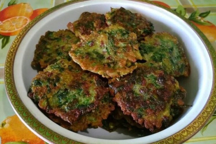 Котлеты из свекольной ботвы