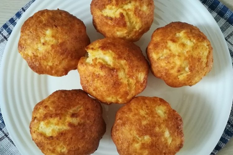 Творожные маффины с кокосовой стружкой