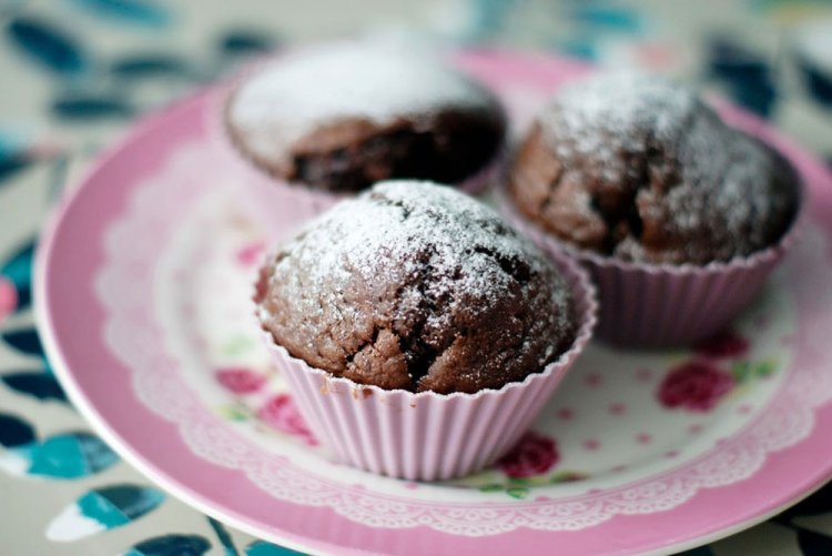 Шоколадно-творожные маффины