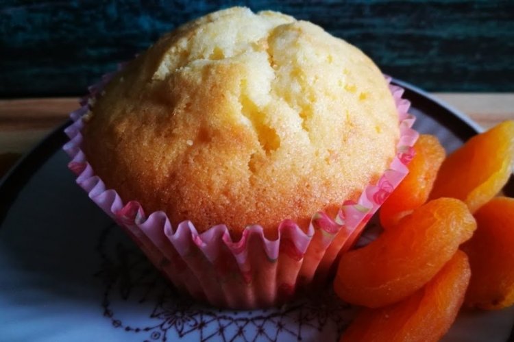 Творожные маффины с сухофруктами