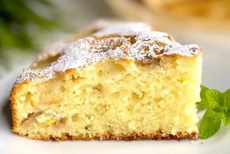 Банановый пирог на миндальном молоке