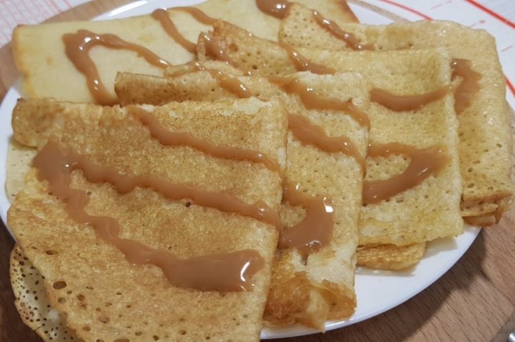 ПП блины на кокосовом молоке и рисовой муке