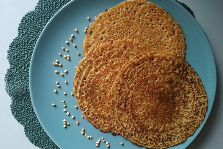 ПП блины из зеленой гречки