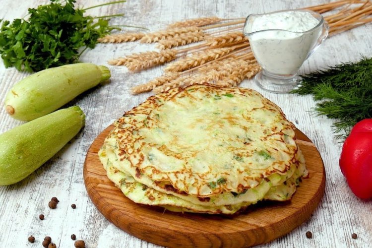 Кабачковые ПП блины