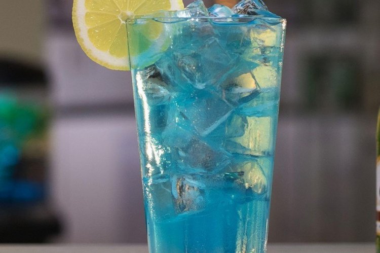 Панамский коктейль с Блю Кюрасао