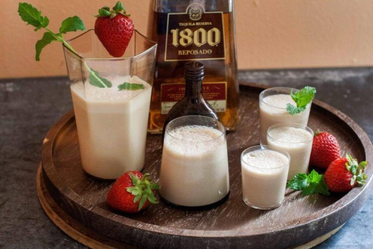 Молочный коктейль с коньяком