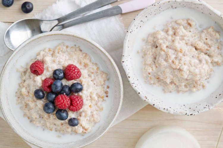 Овсянка на овсяном молоке