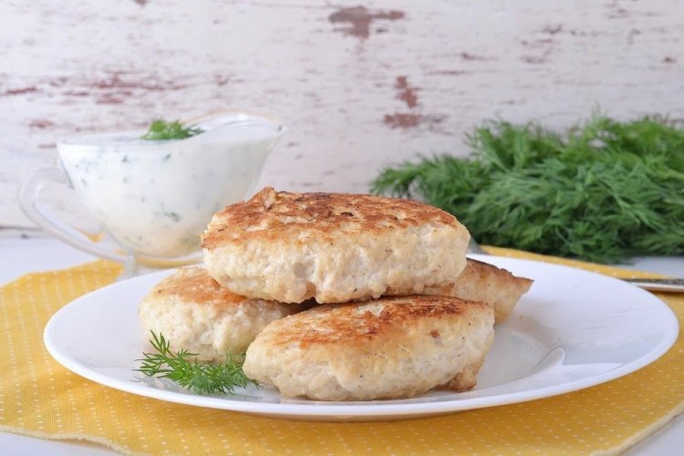 Диетические котлеты с творогом