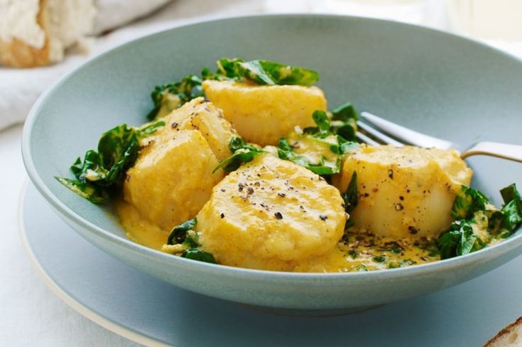 Морские гребешки карри