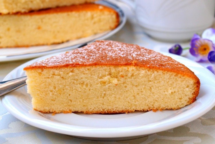 Бисквит на соевом молоке