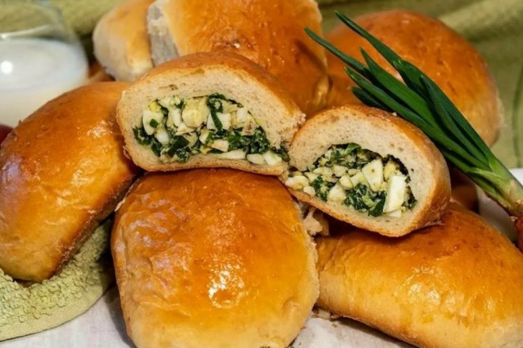 Начинка с яйцом и копченостями