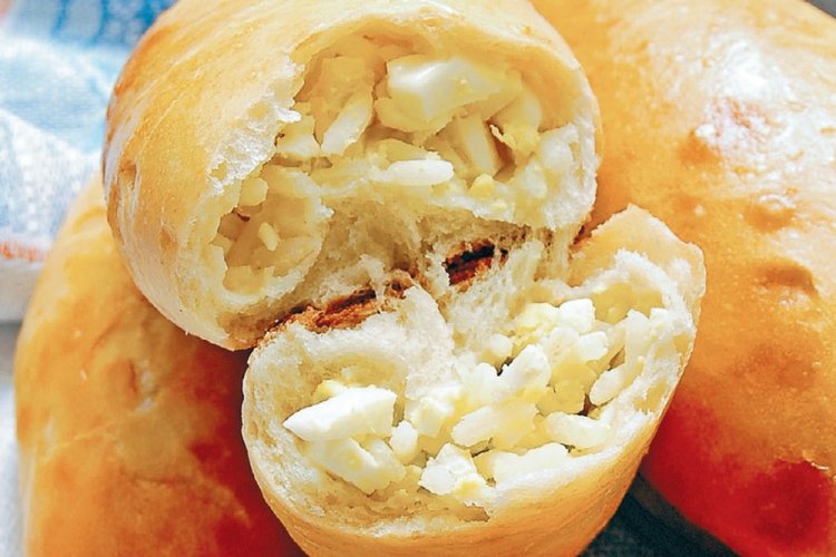 Начинка с яйцом и жареным луком