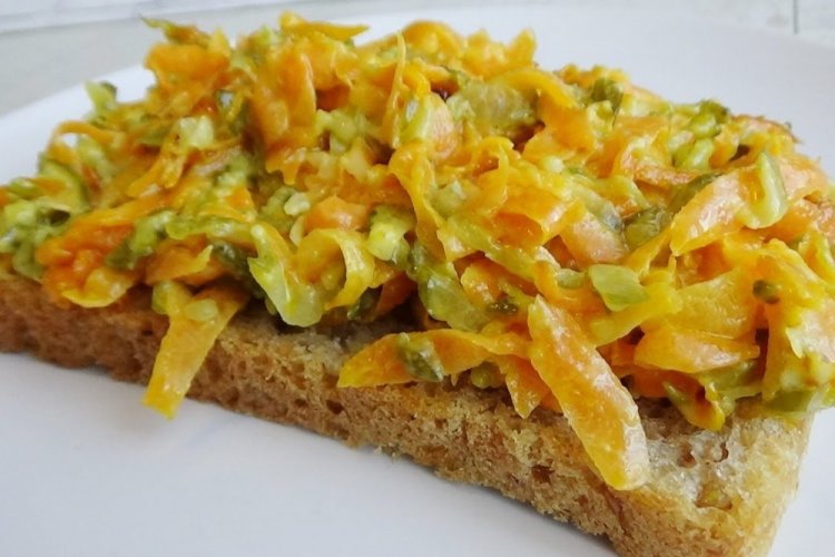 Намазка из соленых огурцов на бутерброды