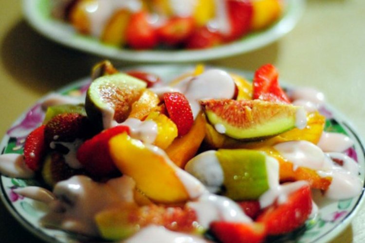 Фруктовый салат с инжиром