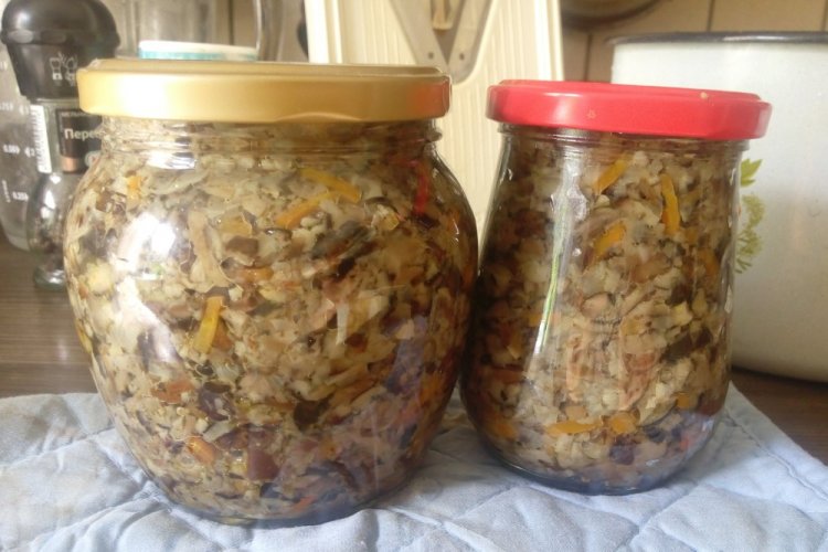 Икра из груздей на зиму