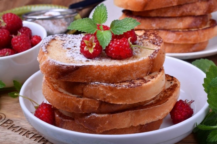 Классические сладкие гренки