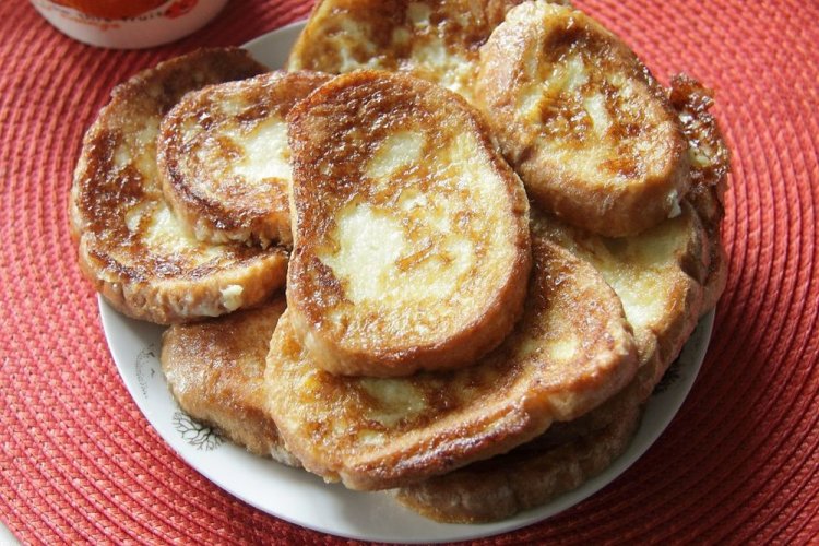 Сладкие гренки с ромом