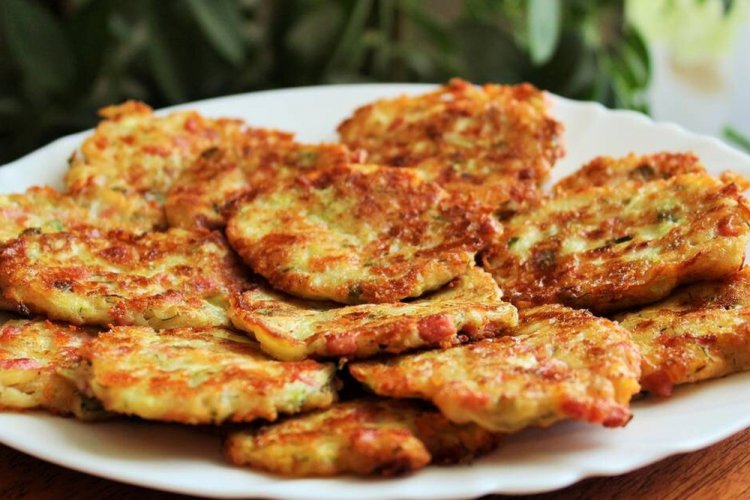 Драники с колбасой