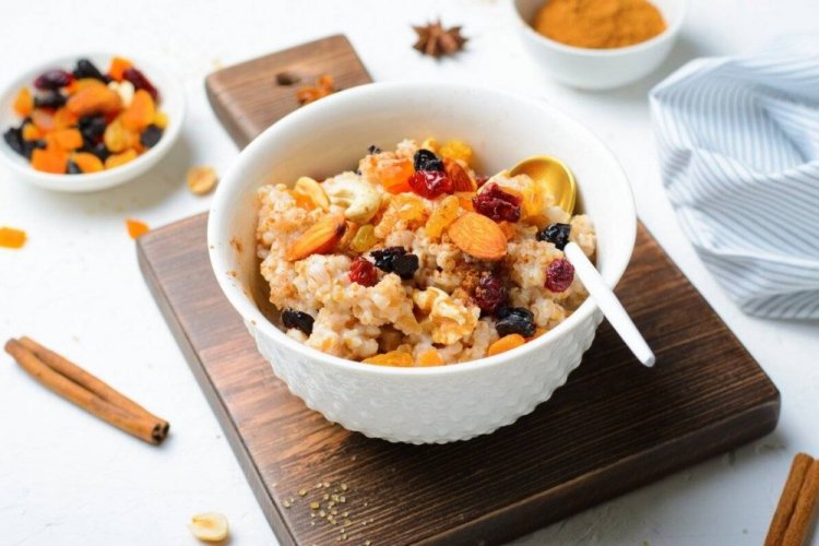 Овсянка с морковью и медом