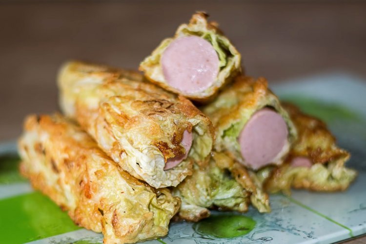 Сосиски в капусте