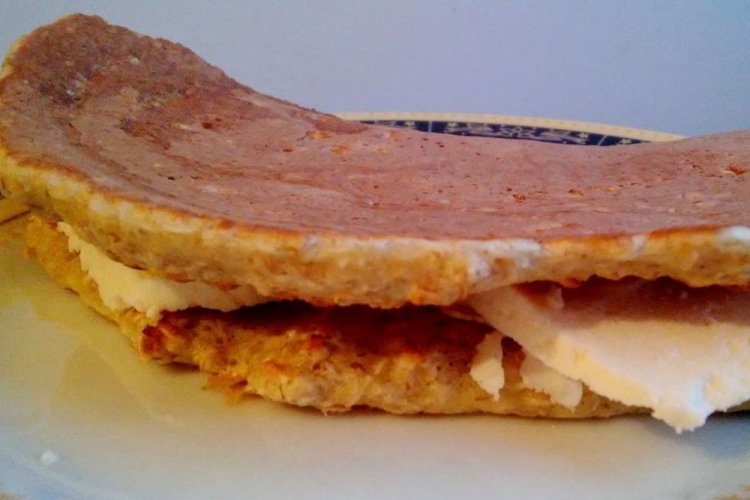 Овсяноблин с адыгейским сыром