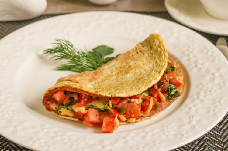 Овсяноблин с сыром на закваске