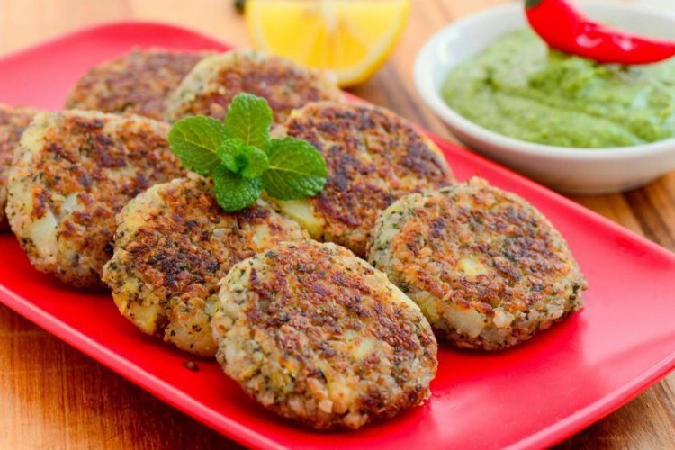 Котлеты из чечевицы и гречки