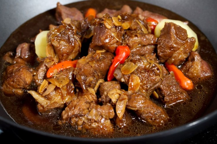 Баранина по-мароккански на сковороде