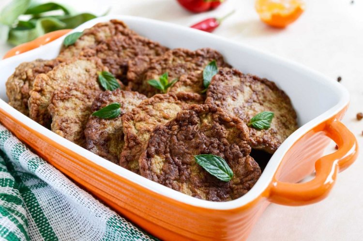 Котлеты из свиной печени и сердца