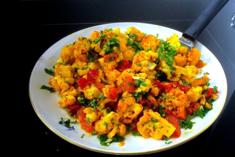 Овощной гарнир из цветной капусты